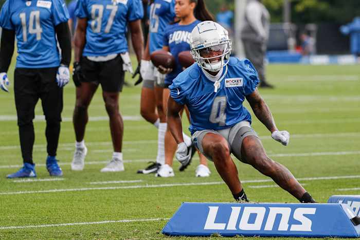 Detroit Lions wide receiver DJ Chark